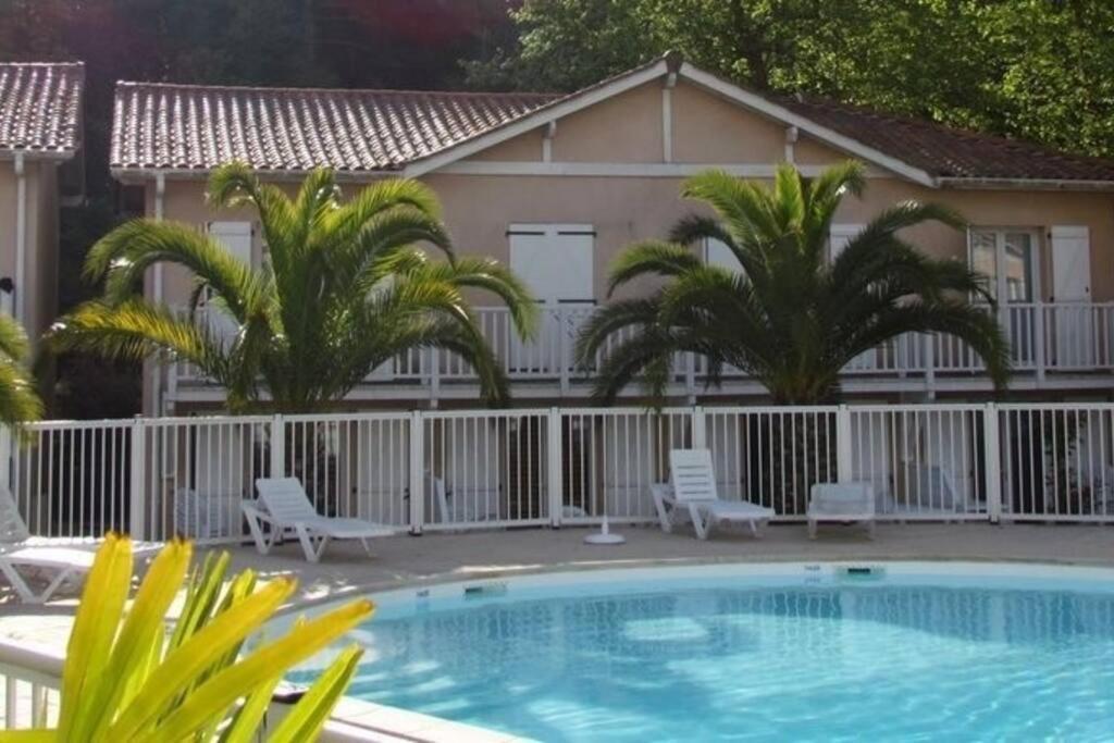 앙글레 T3 En Duplex Avec Grande Piscine 아파트 외부 사진